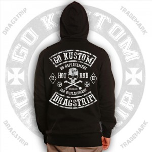 Dragstrip Kustom No Replacement for Displacement Hooded Top